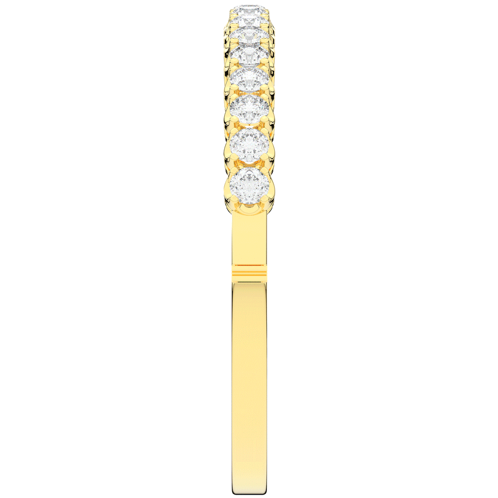 5.00CT.TW ROUND LAB DIAMOND BANGLE - Nazarelle
