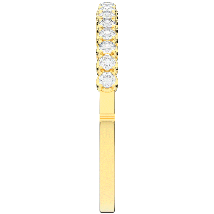 5.00CT.TW ROUND LAB DIAMOND BANGLE - Nazarelle