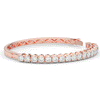 5.00CT.TW ROUND LAB DIAMOND BANGLE - Nazarelle