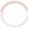 5.00CT.TW ROUND LAB DIAMOND BANGLE - Nazarelle