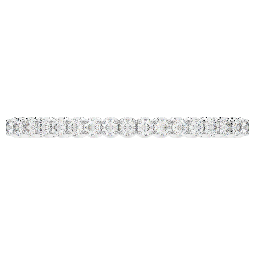 5.00CT.TW ROUND LAB DIAMOND BANGLE - Nazarelle