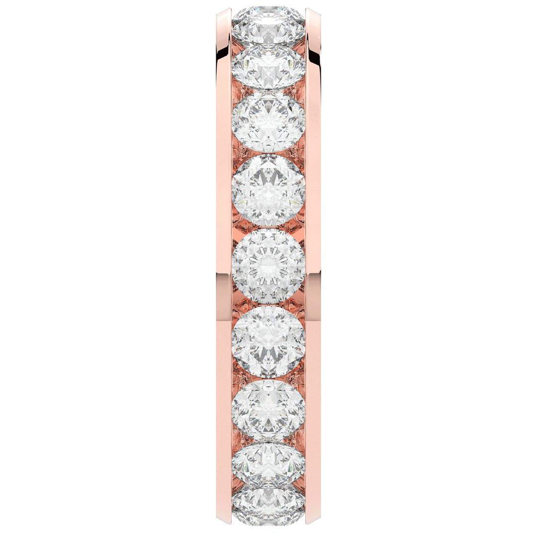 2.50CT.TW ROUND LAB DIAMOND ETERNITY WEDDING BAND - Nazarelle