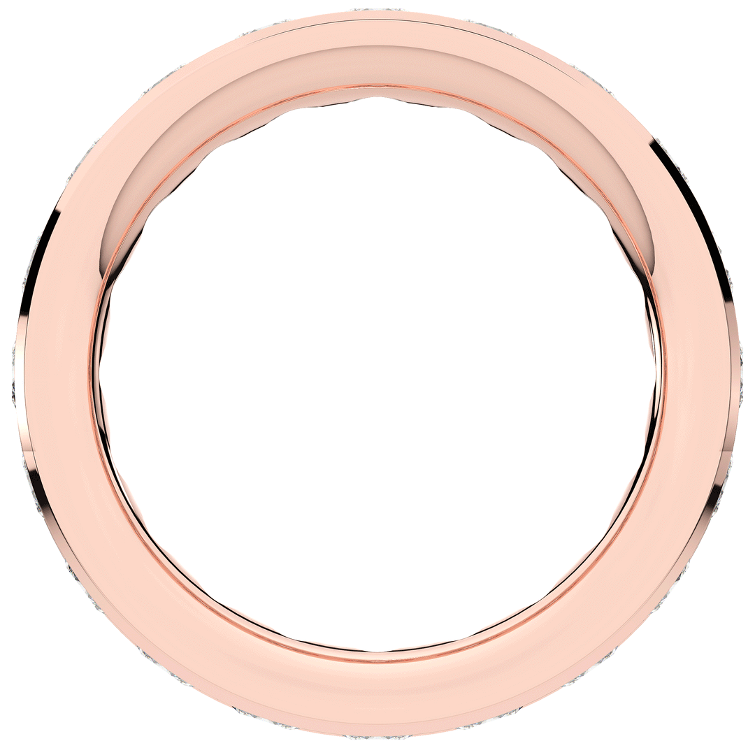 2.50CT.TW ROUND LAB DIAMOND ETERNITY WEDDING BAND - Nazarelle