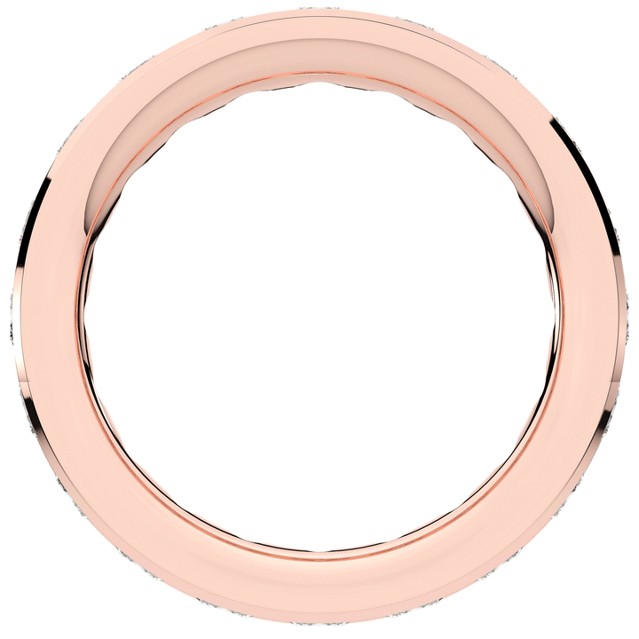 2.50CT.TW ROUND LAB DIAMOND ETERNITY WEDDING BAND - Nazarelle