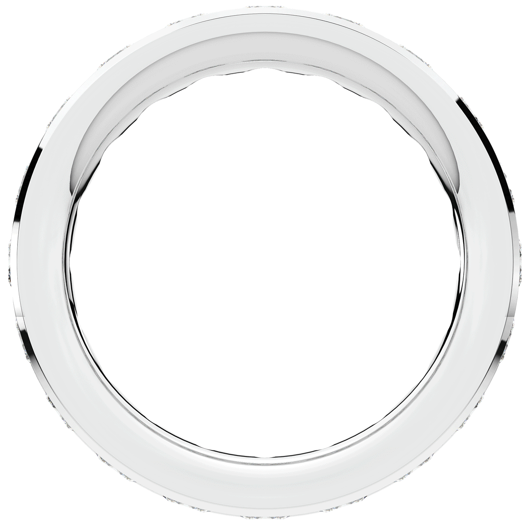 2.50CT.TW ROUND LAB DIAMOND ETERNITY WEDDING BAND - Nazarelle