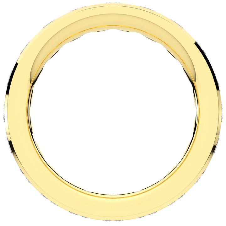 2.50CT.TW ROUND LAB DIAMOND ETERNITY WEDDING BAND - Nazarelle