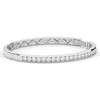 2.75CT.TW ROUND LAB CHANNEL SET DIAMOND BANGLE - Nazarelle