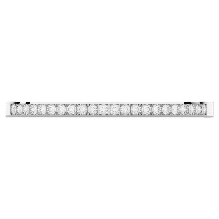 2.75CT.TW ROUND LAB CHANNEL SET DIAMOND BANGLE - Nazarelle