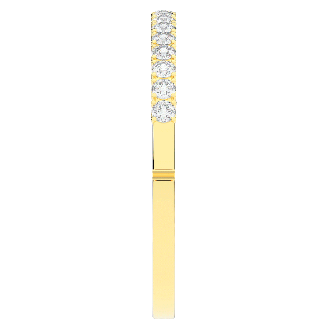 5.00CT.TW ROUND LAB DIAMOND BANGLE - Nazarelle