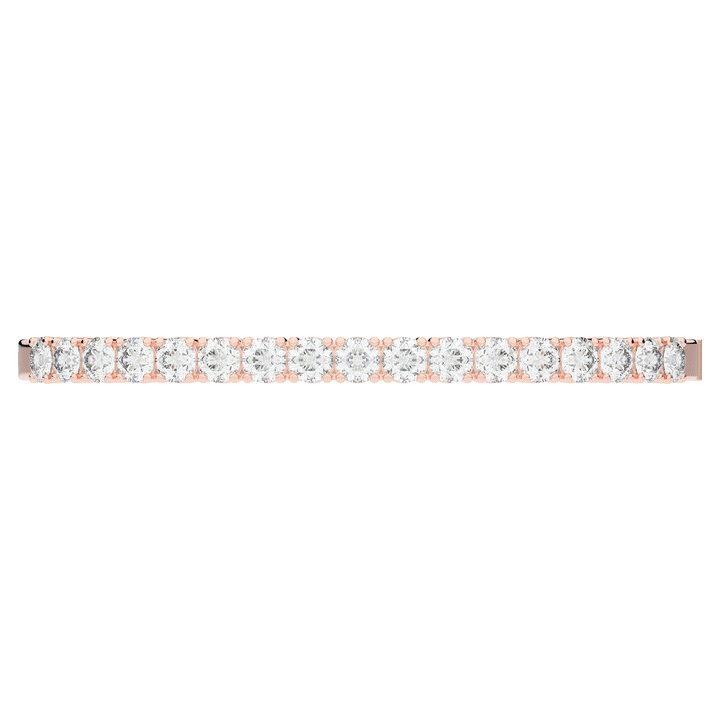 5.00CT.TW ROUND LAB DIAMOND BANGLE - Nazarelle