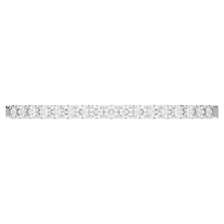 5.00CT.TW ROUND LAB DIAMOND BANGLE - Nazarelle