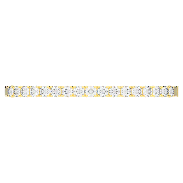5.00CT.TW ROUND LAB DIAMOND BANGLE - Nazarelle