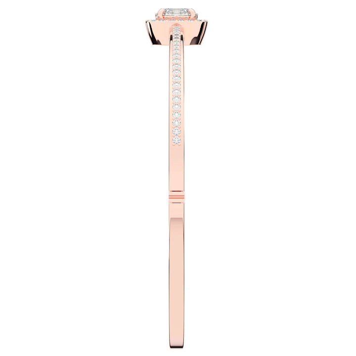 1.40CT.TW OVAL AND ROUND LAB DIAMOND BANGLE - Nazarelle