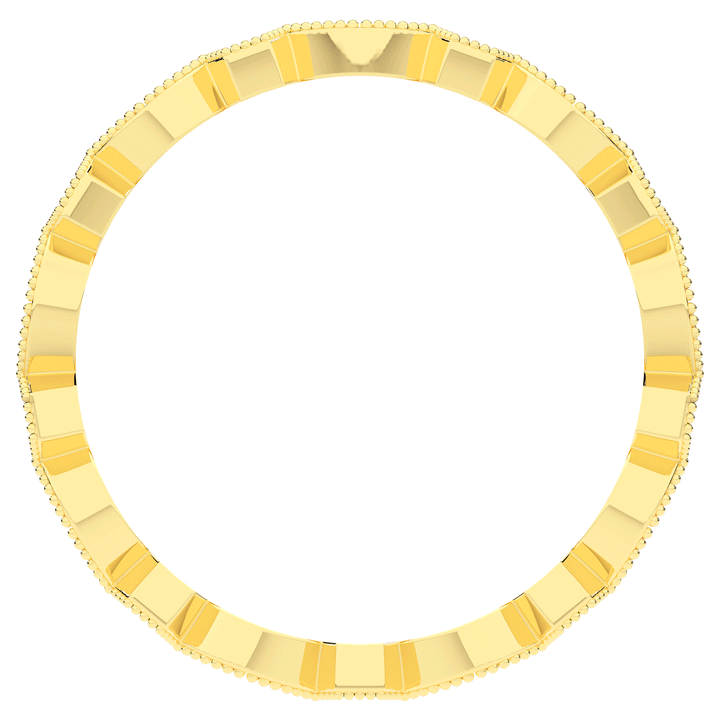 0.15CT.TW ROUND LAB DIAMOND WEDDING BAND - Nazarelle