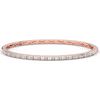 1.50CT.TW BAGUETTE LAB DIAMOND SHARED PRONG BANGLE - Nazarelle