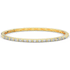 1.50CT.TW BAGUETTE LAB DIAMOND SHARED PRONG BANGLE - Nazarelle
