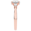 2.40CT.TW ROUND LAB DIAMOND 3 STONE ENGAGEMENT RING - Nazarelle