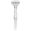 2.40CT.TW ROUND LAB DIAMOND 3 STONE ENGAGEMENT RING - Nazarelle