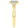 2.40CT.TW OVAL LAB DIAMOND 3 STONE ENGAGEMENT RING - Nazarelle