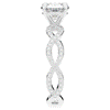 1.30CT.TW ROUND LAB DIAMOND ENGAGEMENT RING - Nazarelle