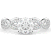 1.30CT.TW ROUND LAB DIAMOND ENGAGEMENT RING - Nazarelle