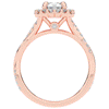 1.30CT.TW ROUND LAB DIAMOND ENGAGEMENT RING - Nazarelle