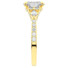 1.35CT.TW OVAL LAB DIAMOND ENGAGEMENT RING - Nazarelle