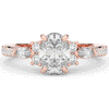 1.35CT.TW OVAL LAB DIAMOND ENGAGEMENT RING - Nazarelle