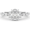 1.35CT.TW OVAL LAB DIAMOND ENGAGEMENT RING - Nazarelle
