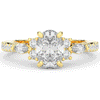 1.35CT.TW OVAL LAB DIAMOND ENGAGEMENT RING - Nazarelle