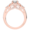 1.35CT.TW OVAL LAB DIAMOND ENGAGEMENT RING - Nazarelle