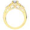 1.35CT.TW OVAL LAB DIAMOND ENGAGEMENT RING - Nazarelle