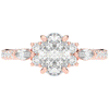 1.35CT.TW OVAL LAB DIAMOND ENGAGEMENT RING - Nazarelle