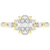 1.35CT.TW OVAL LAB DIAMOND ENGAGEMENT RING - Nazarelle