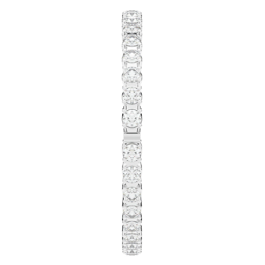 9.00CT.TW ROUND LAB DIAMOND ETERNITY BANGLE - Nazarelle