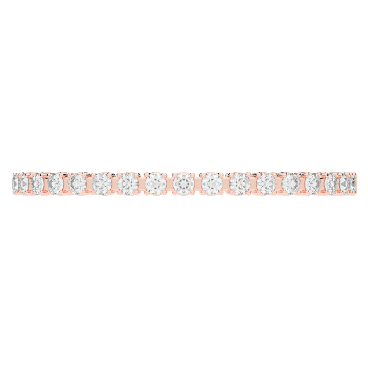 9.00CT.TW ROUND LAB DIAMOND ETERNITY BANGLE - Nazarelle