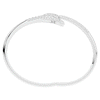 3.75CT.TW ROUND AND PEAR LAB DIAMOND SNAKE BANGLE - Nazarelle