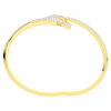 3.75CT.TW ROUND AND PEAR LAB DIAMOND SNAKE BANGLE - Nazarelle