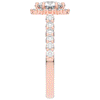 1.60CT.TW ROUND LAB DIAMOND HALO ENGAGEMENT RING - Nazarelle