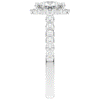 1.60CT.TW ROUND LAB DIAMOND HALO ENGAGEMENT RING - Nazarelle