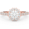 1.60CT.TW ROUND LAB DIAMOND HALO ENGAGEMENT RING - Nazarelle
