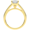 1.40CT.TW PRINCESS LAB DIAMOND SOLITAIRE ENGAGEMENT RING - Nazarelle