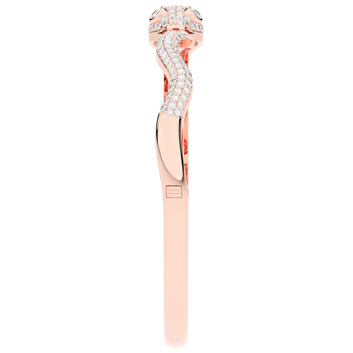 2.00CT.TW ROUND AND PEAR LAB DIAMOND SNAKE BANGLE - Nazarelle