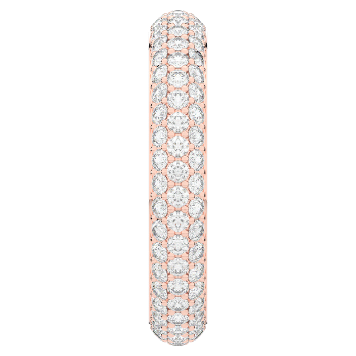 1.20CT.TW ROUND LAB DIAMOND 3 ROW ETERNITY WEDDING BAND - Nazarelle