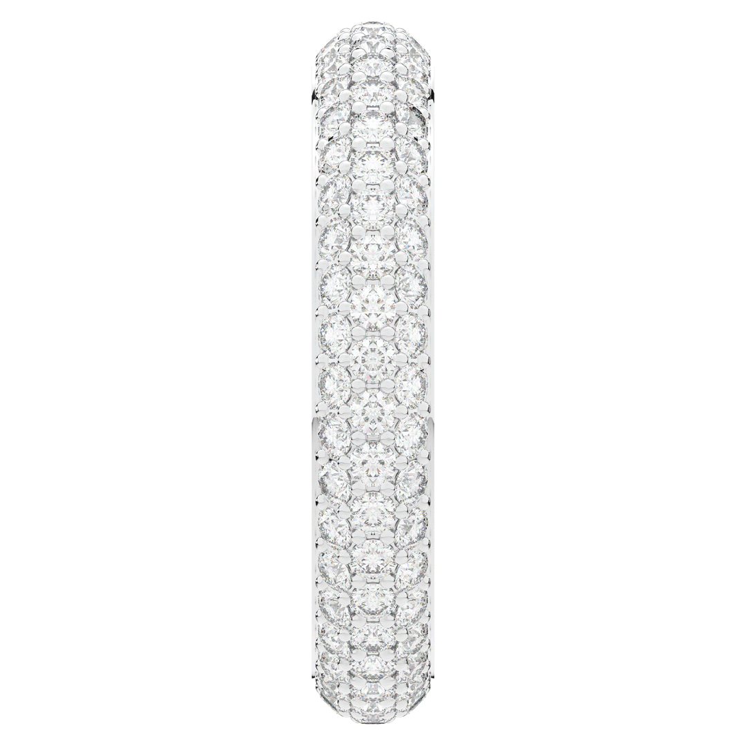 1.20CT.TW ROUND LAB DIAMOND 3 ROW ETERNITY WEDDING BAND - Nazarelle