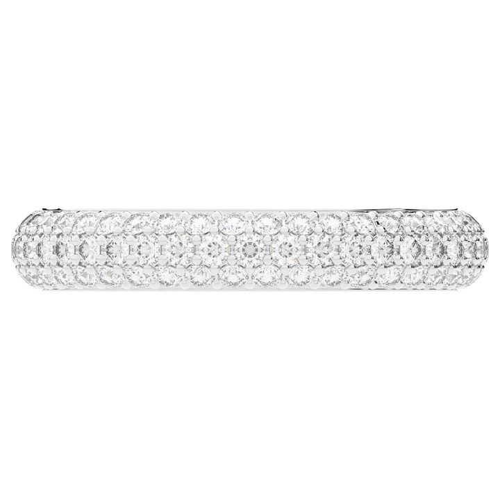 1.20CT.TW ROUND LAB DIAMOND 3 ROW ETERNITY WEDDING BAND - Nazarelle