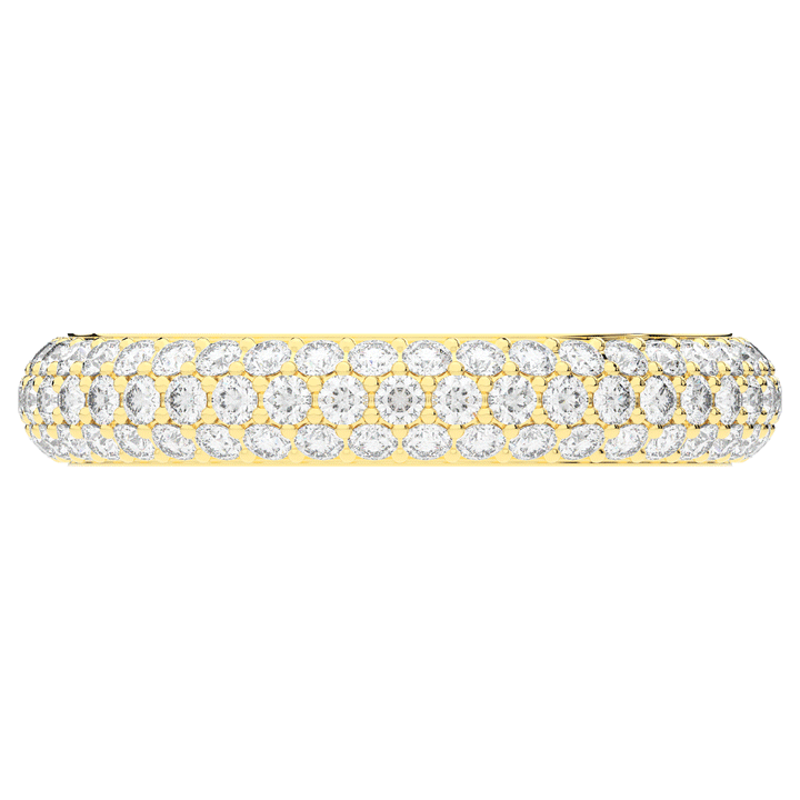1.20CT.TW ROUND LAB DIAMOND 3 ROW ETERNITY WEDDING BAND - Nazarelle