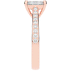 1.25CT.TW EMERALD CUT LAB DIAMOND SOLITAIRE ENGAGEMENT RING - Nazarelle
