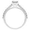 1.25CT.TW EMERALD CUT LAB DIAMOND SOLITAIRE ENGAGEMENT RING - Nazarelle