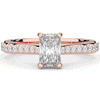 1.25CT.TW RADIANT LAB DIAMOND SOLITAIRE ENGAGEMENT RING - Nazarelle